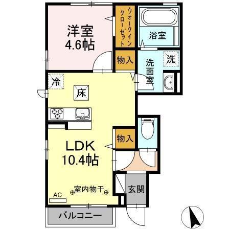 ルミエール輝（101） 間取り図画像