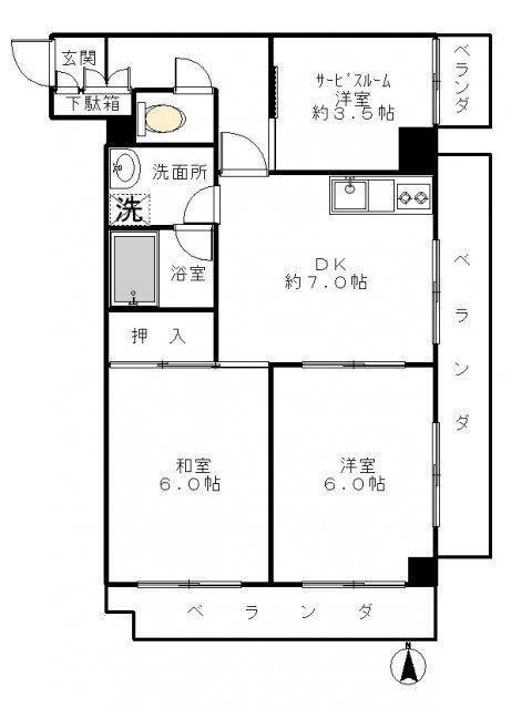  間取り図写真