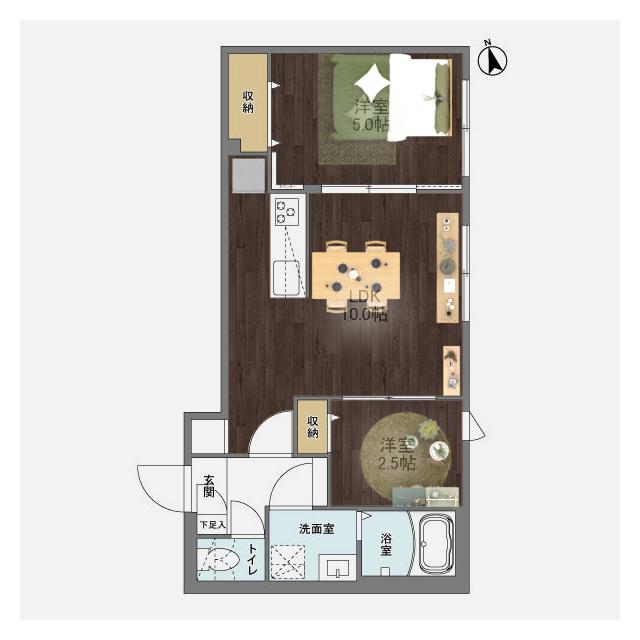 間取り図写真
