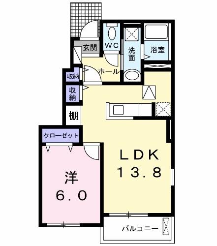 シャルール（101） 間取り図画像