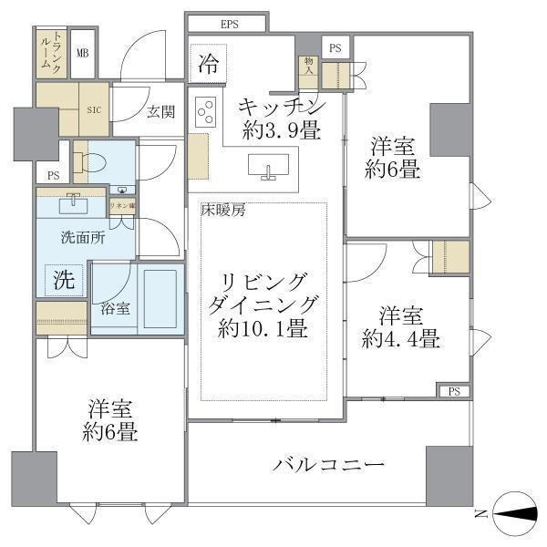  間取り図写真