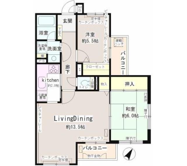  間取り図写真