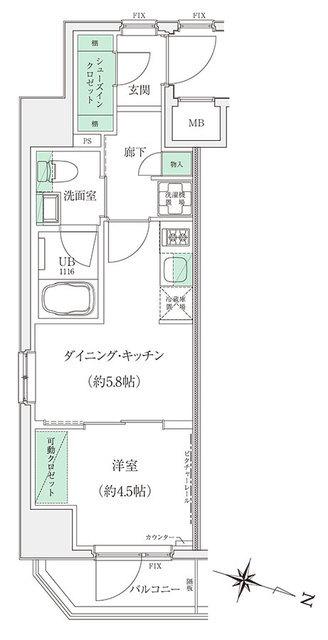  間取り図写真