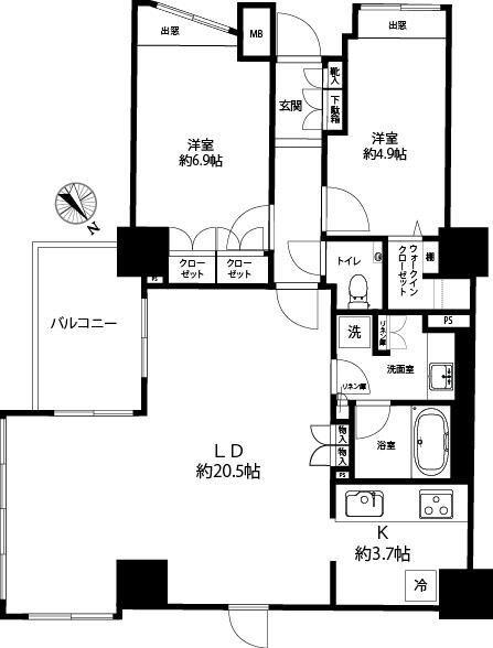  間取り図写真