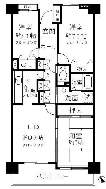  間取り図写真