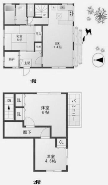  間取り図写真
