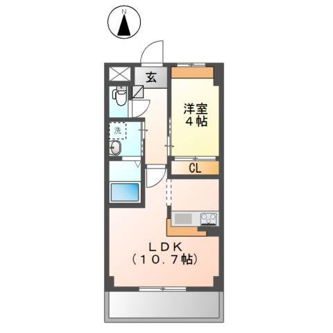 アムール　ワン 間取り図画像