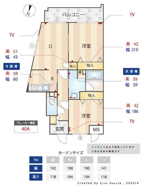  間取り図写真