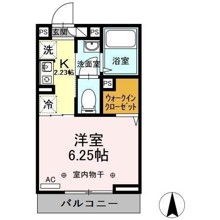 コンフォール高砂（103） 間取り図画像