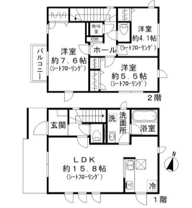  間取り図写真