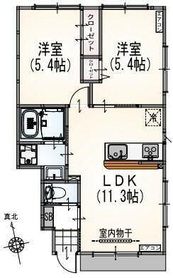  間取り図写真