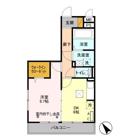 ブランエール（101） 間取り図画像