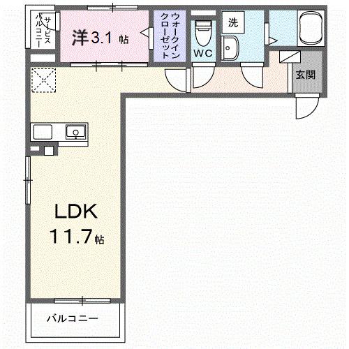 メゾン　リッシュ（302） 間取り図画像