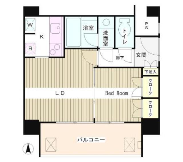 リバー＆タワー（404） 間取り図画像