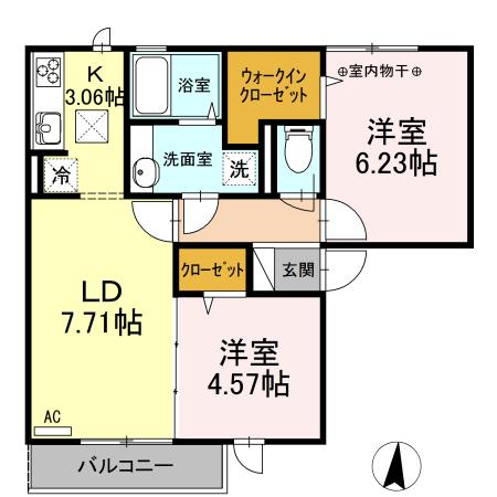 アンジェリカ（103） 間取り図画像