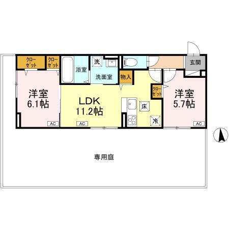 ティアラ（103） 間取り図画像
