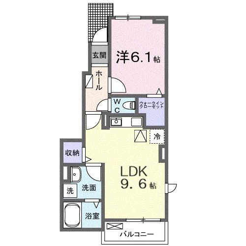 フィオーレ　エム（101） 間取り図画像