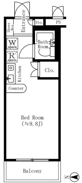 スピティ落合（303） 間取り図画像