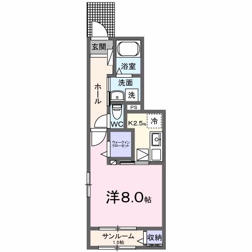 シティーライトⅡ（102） 間取り図画像