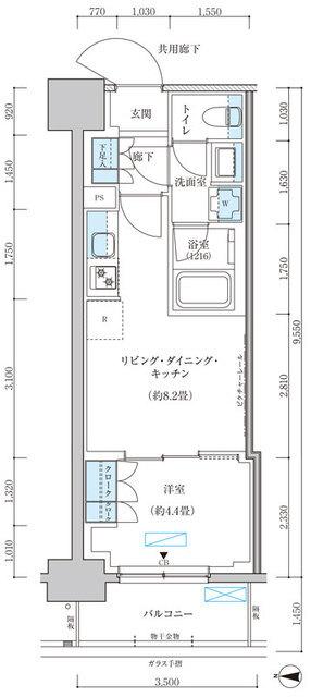 パークアクシス池袋イースト（905） 間取り図画像
