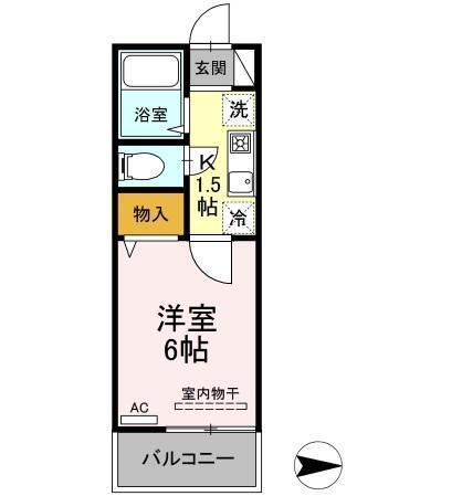 ハイツサワダ（205） 間取り図画像