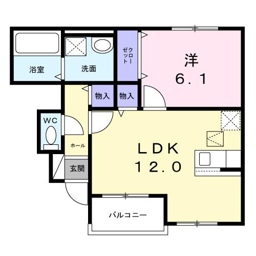 グレイスヴィラ（103） 間取り図画像
