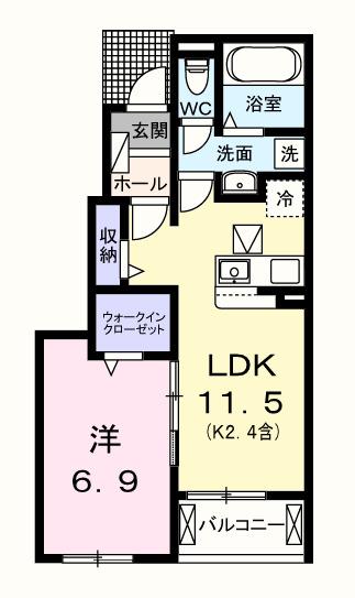 ラベンダーベイ（102） 間取り図画像