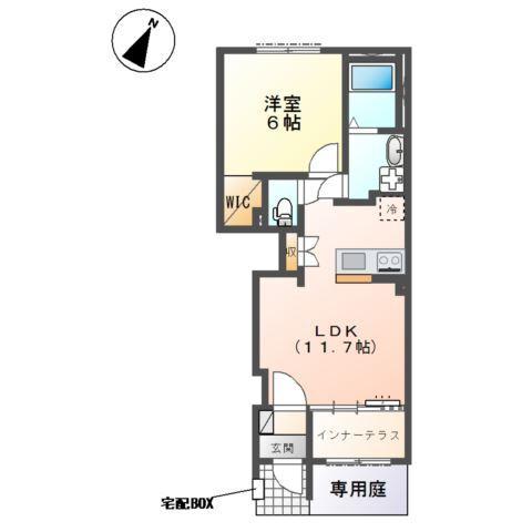 仮）日野市西平山　アパート新築工事 間取り図画像