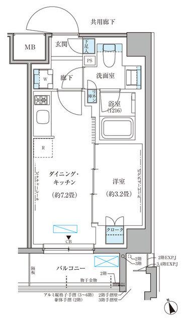 パークアクシス文京本郷（515） 間取り図画像