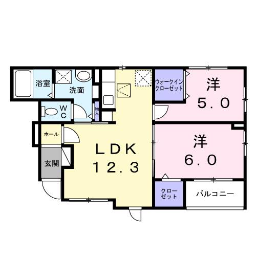パーシモン（103） 間取り図画像