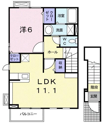 スカイガーデン（201） 間取り図画像