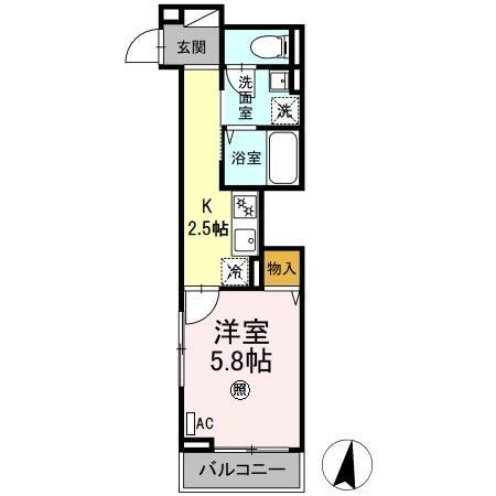 ノーバヤカナヤ　別邸（102） 間取り図画像