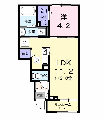 ソフィアツー（103） 間取り図画像