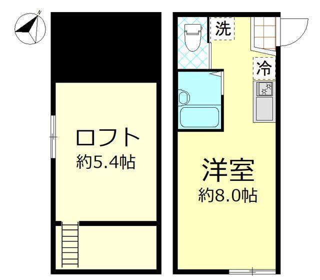 杉並区和泉アパート 間取り図画像