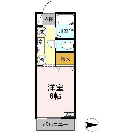 グリーンピポット第3（105） 間取り図画像