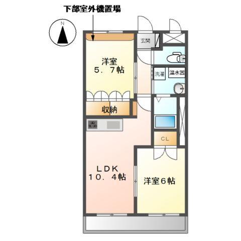 メゾンドールさくら 間取り図画像