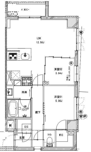 エルスタンザ西荻ｍｏｄｅｒｎｏ（201） 間取り図画像