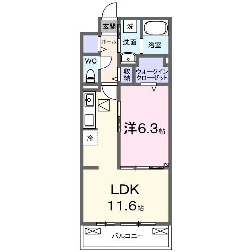 グランツ宇津木（103） 間取り図画像