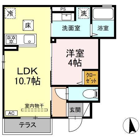 コンパセタ（101） 間取り図画像