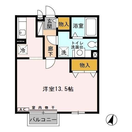 クラージュ（103） 間取り図画像