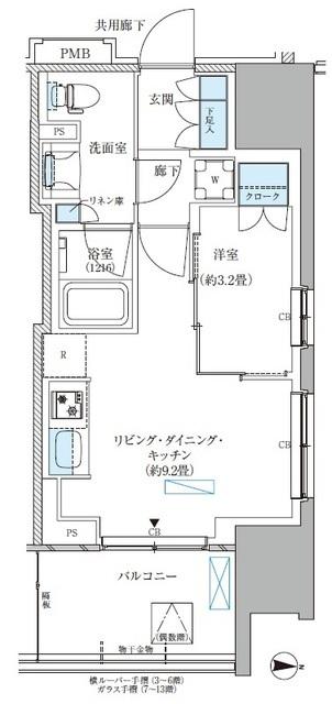 パークアクシス西大島コンフォートスクエア（826） 間取り図画像