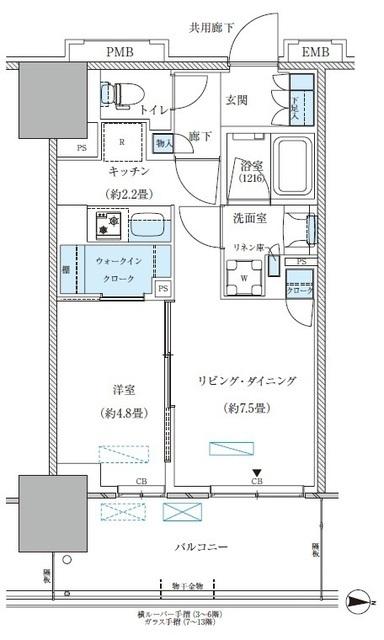 パークアクシス西大島コンフォートスクエア（524） 間取り図画像
