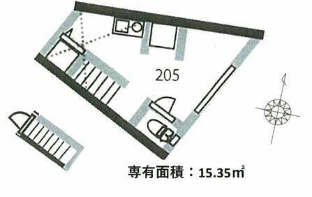 サークルハウス西荻北（205） 間取り図画像