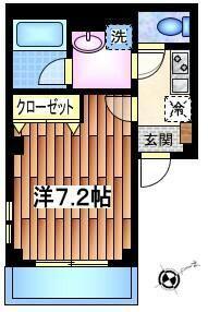 メゾン・ド・ボヌール（101） 間取り図画像
