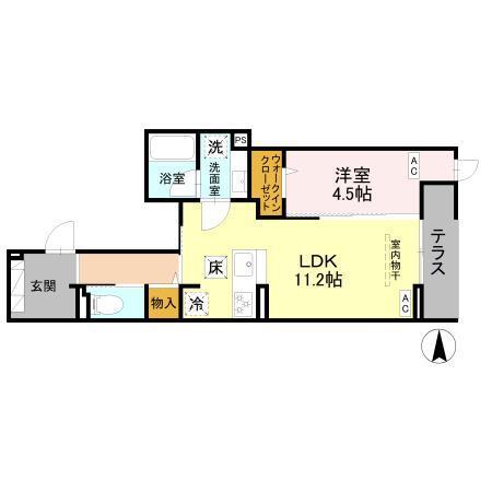 SAMPO（102） 間取り図画像