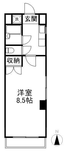 サンガーデン（301） 間取り図画像