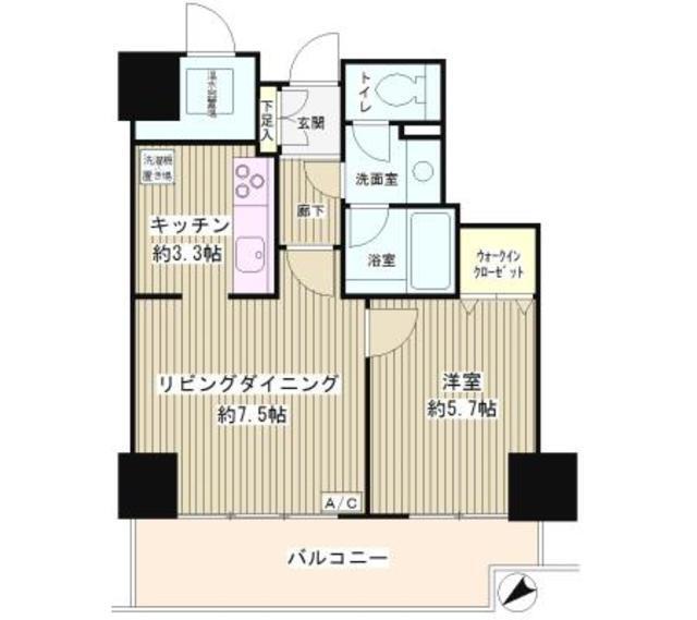 トレステージ目黒（1006） 間取り図画像