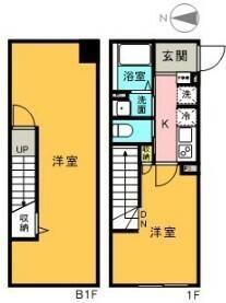中野区中野マンション 間取り図画像