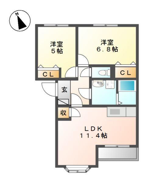 プリマステラ 間取り図画像