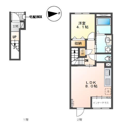 エビスヤ（ＥＢＩＳＵＹＡ） 壱番館 間取り図画像